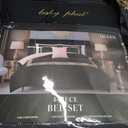 Baby Phat Leopard Hotel 4-Piece Comforter Set, Black, Full/Queen