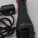REVLON One-Step Volumizer Plus Hair Dryer and Styler, Enhanced Motor for Less Frizz, More Shine, and Reduced Heat Damage for Salon Style Round Brush for Blowout, Black  (2.4" VOLUMIZER PLUS, Black Red)