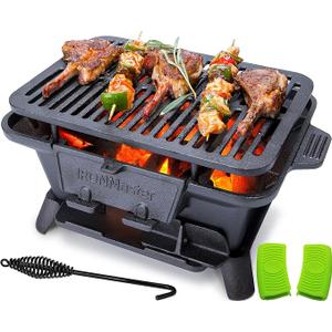 IronMaster / IronMax CI-1608 Charcoal Grill, a portable outdoor cast iron grill