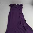 2025 Women's Sexy Elegant Formal Dress Sleeveless Wedding Guest Bride Dresses (Medium, Purple)