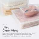 IRIS USA 6-Pack Storage Bins with Lids, 6 Quart - Crystal Clear, Shoe Boxes Stackable Containers Organize Shoes Closet Shelves, Teacher Tools Classroom Organization, Game - BPA-Free Plastic