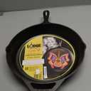 Lodge Seasoned Cast Iron Skillet - PFAS-Free, Non-Toxic Cookware - Use with an Oven, Stove, Grill, or Campfire - Naturally Non-Stick & Oven Safe - 10.25 Inches