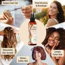 NEW Fermented Rice Water for Hair Growth - Infused with Rosemary, Biotin, Caffeine, Keratin Vegan Non-Greasy Spray Naturally Thicker, Longer, Softer Men & Women (4 fl oz) (4 Ounce (Pack of 1))