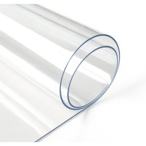 Deep Dream 1.5mm Clear Desk Cover Protector, 2448 Inch Clear Desk Cover, Rectangular Vinyl Desk Pad, PVC Plastic Table Cover for Office, Dresser, Night Stand, Computer & Writing Desk Tabletop