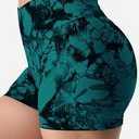 YEOREO Professional Women Workout Shorts 3.6" Scrunch Shorts Seamless High Waisted Contour Gym Yoga Biker Shorts, L