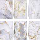 Boyiee Set of 6 Marble Kitchen Towels Gold Dish Towels Absorbent Stylish Marble Tea Towels 24 x 16 Inches Modern Hand Towels Housewarming Gifts for Farmhouse Kitchen Bathroom Decorations