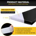 Gym Wall Padding, Basketball Court Wall Protector, Removable 2" Thick High-Density Protective Pads for Wall-Mounted Basketball Hoop, Garage, Basement, High Elasticity & Tear-Resistant