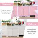 Dimoon 17.7''x393.7''Pink Peel and Stick Wallpaper Gothic Floral Wall Paper Contact Paper Closeout Renter Friendly Modern Self Adhesive(393.7''x17.7'', Pink Floral Textured)