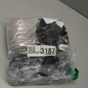 Pool Cover Pump Above Ground - Submersible Sump Pump, Swimming Water Removal Pumps, with Drainage Hose & 25 Feet Extra Long Power Cord, 850 GPH inGround, 3 Adapters Black