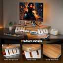 Monitor Stand Riser, 24 Inch Wood Desk Monitor Riser for Laptop/PC/Printer
