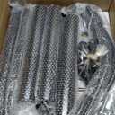 Metal Coat Rack Stand, Modern Freestanding Coat Rack with Natural Marble Base, Coat Racks and Coat Hall Tree Hanger Stand for Entryway, Hallway, Office (12 HOOKS)