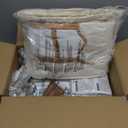 Besrey Kids Play Tent 2 in 1 with Padded Mat and Lights, Large Kids Playhouse with 2 Doors & 4 Windows, Indoor & Outdoor, Christmas Toddler Tent, 51" x35" x 51" (White)