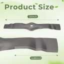 AM130172 Mower Blades Replacement for John Deere GX355,SST16,X324,LT133,LT155, LT160,LT166,LT170,LT180,Select Series Lawn Tractors,Deck Blade Kit Fits 42" Freedom Dedicated Mulching Mower