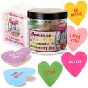 2 x Leinuosen 60 Pcs Wedding Gift Love Notes Jar with 60 Message Cards - Romantic Wedding Gift for Him Her Boyfriends Girlfriends Wives Husbands on Birthday Anniversaries Present(Positive Love)