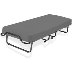 Cot Sheet 25" X 70", Daycare for Cot Size Mattress Sheets Pack of 2 Fitted Narrow Twin/Camp Bunk/Rvs Bunk/Trifold Mattress, Soft and PolyBlend Microfiber Cover for Toddler, Dark Grey