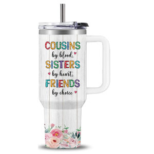 Cousin Gifts for Women, Gifts for Cousins Female, Cousin Birthday Gift for Women, Mothers Day Christmas Best Cousins Gift Tumbler from Sister Brother 40oz