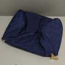 Mancro Padded Travel Case Compatible with Dyson Airwrap Complete Styler and Attachments, Portable Storage Bag with Metal Hanging Hook for Airwrap All Models, Long Barrel, Hair Curler Accessories, Blue