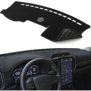 Dash Cover Fit for 2023 2024 2025 Ford Ranger Dashboard Cover Dashcover Dash Mat Protector Carpet Pad