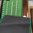 Putting Green Portable Indoor Putting matIncludes Putting Practice Ball, Wrinkle-Free Mat, and Solid Wood Construction,Office, Living Room, Golf Gift