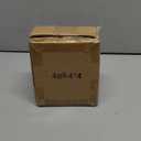 KINLINK 4x4 Picture Frame White Set of 4, Wooden Square Photo Frames with Plexiglass for 4x4 without Mat for Table and Wall Display