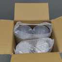 I00000 100 Pack 12 oz Gold Plastic Cups, Gold Rimmed Disposable Cups, Disposable Wine Glasses Cocktail Glasses Premium Cup with Golden Rim, 12 Ounce Plastic Tumblers for Party & Wedding