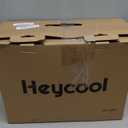 Heycool Massage Mat Full Body, Back Massager with Heat and Vibration, Massage Chair Pad, 10 Vibration Motors, 2 Heating Levels, Foldable, Gifts