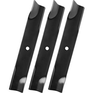 113579 Mower Blade Compatible with Toro/Dixie Chopper 50" Deck, 30227 Rolled Air Lift Blades Fit for Classic 2550 2750 LT2000 LT2300 LT2400 LT2500, Replace 30227-50, 30227-50H, 050403, PL7329, 3 pack