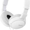Sony ZX Series Wired On-Ear Headphones, White MDR-ZX110