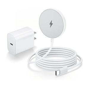 Magnetic Wireless Charger [Apple MFi Certified], 3.3FT 15W Fast Apple Mag-Safe Charger Pad with USB C Fast Charging Block Compatible with iPhone 17/Air/Pro/Pro Max/16/15/14/13/Plus/Pro/Pro Max,AirPods