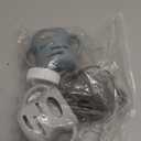 3 Pack Silicone Sleeves for Dr Brown Wide-Neck Glass Baby Bottles, Food GradeAnti Breakage Baby Bottle Holder with Handles and 3pcs Travel Bottle Caps, 5oz, Pack of 6, Dark Blue+Grey+Dark Green