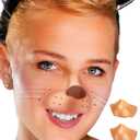 Libima 2 Pcs Christmas Costume Latex Mouse Nose Christmas Latex Prosthetic Faux Mouse Nose Costume for Face Skin (M)