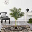 Nearly Natural 4ft. Golden Cane Artificial Palm Tree