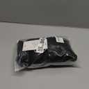 DaniChins Women's High Waist Short Sleeve Casual A-Line Swing Midi Dress with Pockets (01, M) Black