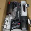 Cordless Vacuum Cleaner, Freestanding Vacuum Cleaners for Home, with Anti-Static&Anti-Tangle Brush, LED Touch Screen, Stick Vacuum for Carpets