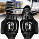 LED Fog Lights for Ford 2011-2016 F250/F350/F450/F550 Super Duty, Bumper Driving LED Fog Lamp Assembly Replacement FogLight Kit, DOT Certified1 Pair