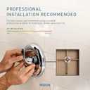 Moen Ronan Bronzed Gold Single-Handle Modern Shower Faucet with Square Handheld Rain Shower Spray Head Featuring Magnetix, Valve Included, 82023BZG