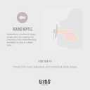 BIBS Pacifiers - Studio 2 Pack | Round Nipple Baby Pacifier | BPA Free Natural Rubber Latex Soother | Made in Denmark | Size 0+ Months | Block Baby Pink Coral