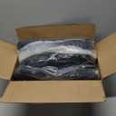 Seat Cushion & Lumbar Support Pillow Set for Office Chair, Ergonomic Pillow for Sciatica Pain Relief, Memory Foam Back Support Pillow & Chair Cushion for Car seat, Desk Chair (Black)