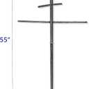 Trademark Innovations 50" Towel Rack for Pool and Spa (Brushed Nickel)