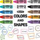Eureka Colors & Shapes Bulletin Board Set, 28 Pieces (EU-847813), OSFA