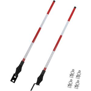 39.37 Inch Snow Plow Markers Fiberglass, 2 Pack