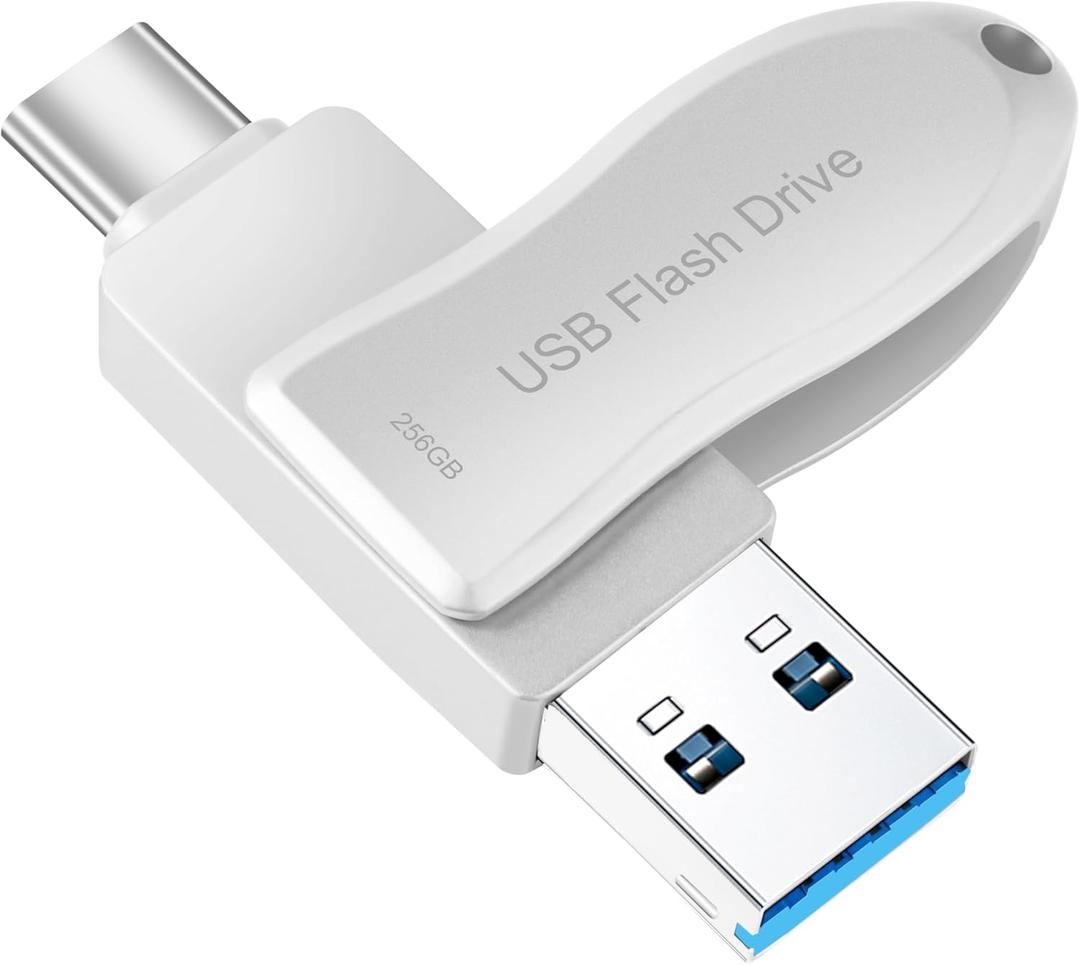 USB Flash Drive 256GB for Phone Thumb Drive Photo Stick Android USB C Memory Stick Photo Storage DEZOBYTE Compatible Phone Pad Pro Android USB C and Computer Silver-HL 256GB USB Flash Drive 256GB for Phone Thumb Drive Photo Stick Android USB C Memory Stick Photo Storage DEZOBYTE Compatible Phone Pad Pro Android USB C and Computer Silver-HL 256GB