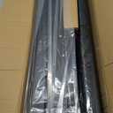 Hand Rails for Outdoor Steps，Stair Handrail & Indoor Stair Railing Kit，Railings for Outdoor Steps for Fence & Outdoor Steps (2, Black-Straight, 3 Step)
