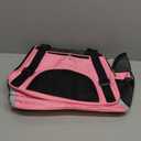 MuchL Cat Carrier for Small Cats Soft-Sided Pet Carrier for Cats Puppies Small Pets Airline Approved Lightweight Comfortable Travel Cat Carrier (Small, Pink)