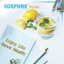 ICEPURE PLUS ADQ747935 NSF/ANSI 53 Certified Replacement for LG LT1000P MDJ64844601, Kenmore Elite 9980, LT1000PC ADQ74793501 LT1000 RWF4700A RWF4700AB Refrigerator Water and LT120F Air Filter,3Combo