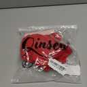 QINSEN Spaghetti Strap Tank Top for Women Double Layer Square Neck Lace Going Out Tops Red M