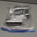 Electric Salt and Pepper Grinder (SINGLE) - Rechargeable USB-C - Stainless Steel Salt, Pepper or Spice Mill with LED Light - One Handed Operation - Adjustable Ceramic Grinders 2 Pack