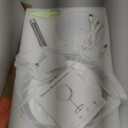 Lighted Makeup Mirror, 3000 mAh Rechargeable Double Sided Magnifying Vanity Mirror with 3 Colors, 1x/10x, 360 Rotation , Brightness Adjustable Magnification Cosmetic Light up Mirror, Women Gift (Chrome)