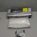 Bonsenkitchen Vacuum Sealer Machine with 40 Bags | Compact Food Sealer for Kitchen Storage & Meal Prep | Multiple Modes | External Vacuum System, Silver