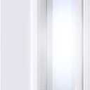 Saillong 1 Piece Lighted Doorbell Button, Wall Mounted Garage Door Opener Switch with LED Light Compatible with Most Wire Doorbell Chimes, Transformer, Ringer, Buzzers (White,White Light)